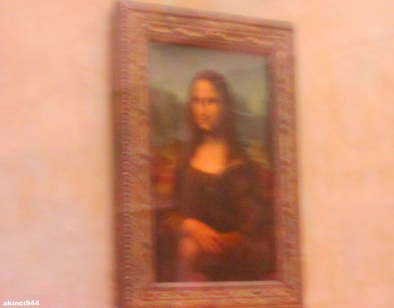Louvre Müzesi Mona Lisa
