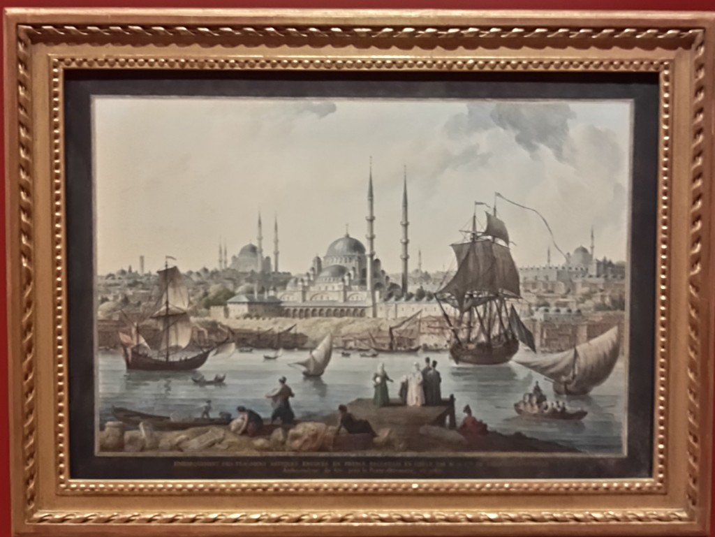 Yeni Cami ve İstanbul Limanı (Jean-Baptiste Hilair)